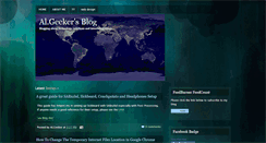Desktop Screenshot of algeeker.blogspot.com