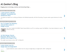 Tablet Screenshot of algeeker.blogspot.com