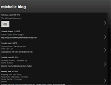 Tablet Screenshot of michellepaczesny.blogspot.com
