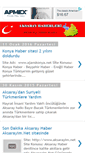 Mobile Screenshot of aksarayhaberleri.blogspot.com