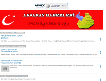 Tablet Screenshot of aksarayhaberleri.blogspot.com