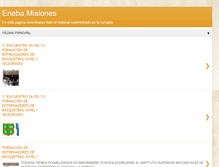 Tablet Screenshot of enebamisiones.blogspot.com