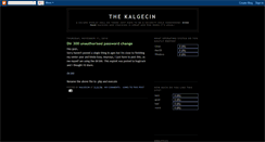 Desktop Screenshot of kalgecin.blogspot.com