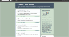 Desktop Screenshot of canadiancarpinholidays.blogspot.com