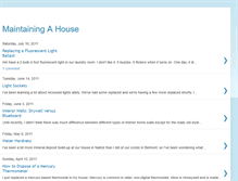 Tablet Screenshot of maintaining-a-house.blogspot.com