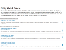 Tablet Screenshot of crazyaboutoracle.blogspot.com