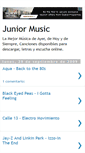 Mobile Screenshot of juniormusicmp3.blogspot.com