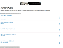 Tablet Screenshot of juniormusicmp3.blogspot.com