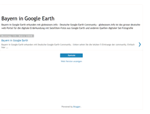 Tablet Screenshot of bayern-in-google-earth.blogspot.com