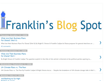 Tablet Screenshot of franklinsblogspot.blogspot.com