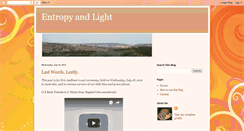Desktop Screenshot of entropyandlight.blogspot.com
