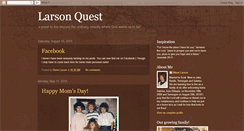 Desktop Screenshot of larsonquest.blogspot.com