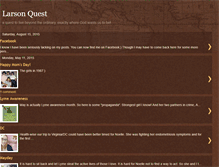 Tablet Screenshot of larsonquest.blogspot.com