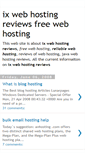 Mobile Screenshot of ix-web-hosting-reviews-01.blogspot.com