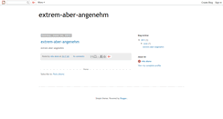 Desktop Screenshot of extrem-aber-angenehm.blogspot.com