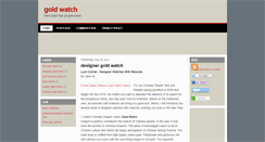 Desktop Screenshot of goldwatcheszone.blogspot.com