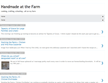 Tablet Screenshot of handmadeatthefarm.blogspot.com