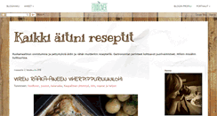 Desktop Screenshot of kaikkiaitinireseptit.blogspot.com