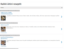 Tablet Screenshot of kaikkiaitinireseptit.blogspot.com