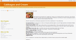 Desktop Screenshot of cabbagesandcream.blogspot.com