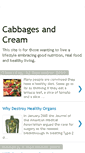 Mobile Screenshot of cabbagesandcream.blogspot.com