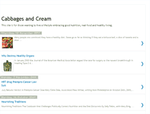 Tablet Screenshot of cabbagesandcream.blogspot.com