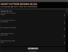 Tablet Screenshot of heavyhittersboxingnews.blogspot.com