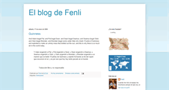 Desktop Screenshot of fenli.blogspot.com