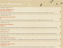 Tablet Screenshot of davessermonblog.blogspot.com