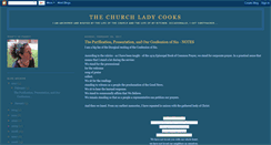 Desktop Screenshot of churchladycooks.blogspot.com