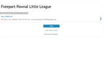 Tablet Screenshot of freeportpownallittleleague.blogspot.com