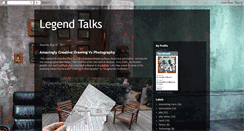 Desktop Screenshot of legendtalks.blogspot.com