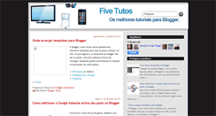 Desktop Screenshot of fivetutos.blogspot.com