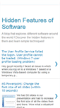 Mobile Screenshot of hidden-features-of-software.blogspot.com