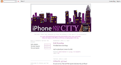 Desktop Screenshot of iphoneandthecity.blogspot.com