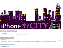 Tablet Screenshot of iphoneandthecity.blogspot.com