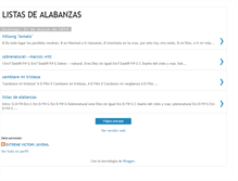 Tablet Screenshot of listasdealabanzas.blogspot.com