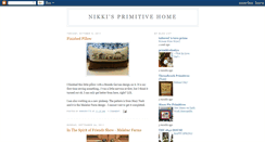 Desktop Screenshot of nikkiprimitives.blogspot.com