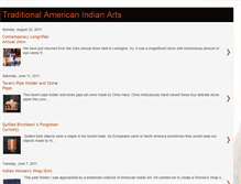 Tablet Screenshot of jamesblakeamericanindianarts.blogspot.com