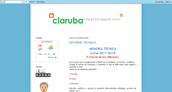 Desktop Screenshot of clarubaclaret.blogspot.com