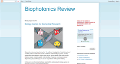 Desktop Screenshot of biophotonicsreview.blogspot.com