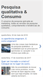 Mobile Screenshot of pesquisaconsumo.blogspot.com