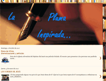Tablet Screenshot of laplumainspirada.blogspot.com