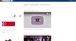 Desktop Screenshot of ericbelieveitornot.blogspot.com