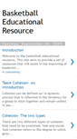 Mobile Screenshot of basketballeducationalresource.blogspot.com