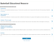 Tablet Screenshot of basketballeducationalresource.blogspot.com