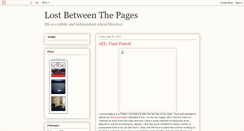 Desktop Screenshot of lostbetweenthepages.blogspot.com