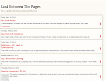 Tablet Screenshot of lostbetweenthepages.blogspot.com