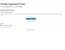 Tablet Screenshot of freshlysqueezedevents.blogspot.com