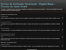 Tablet Screenshot of pastoralvocacionalregiaomaua.blogspot.com